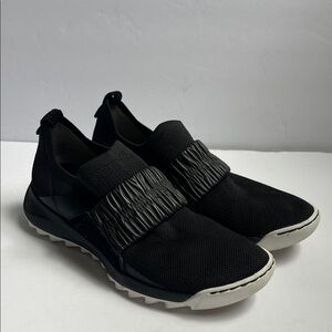 Jambu Farah Black Mesh Slip-On Shoes Sneakers 7.5